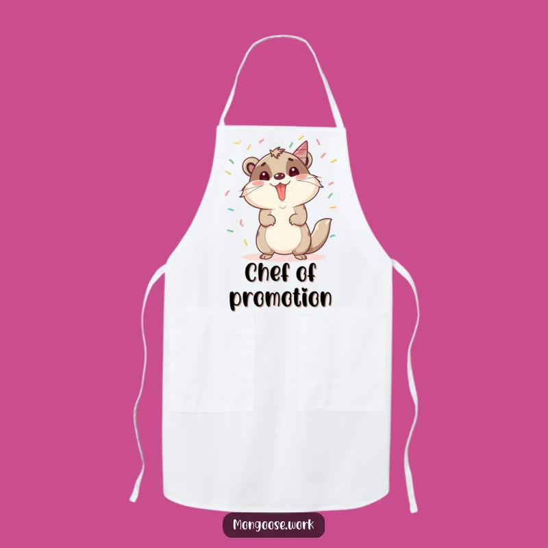 Funny Mongoose Apron: Culinary Celebration Chief, Perfect Funny Gift for Chefs!