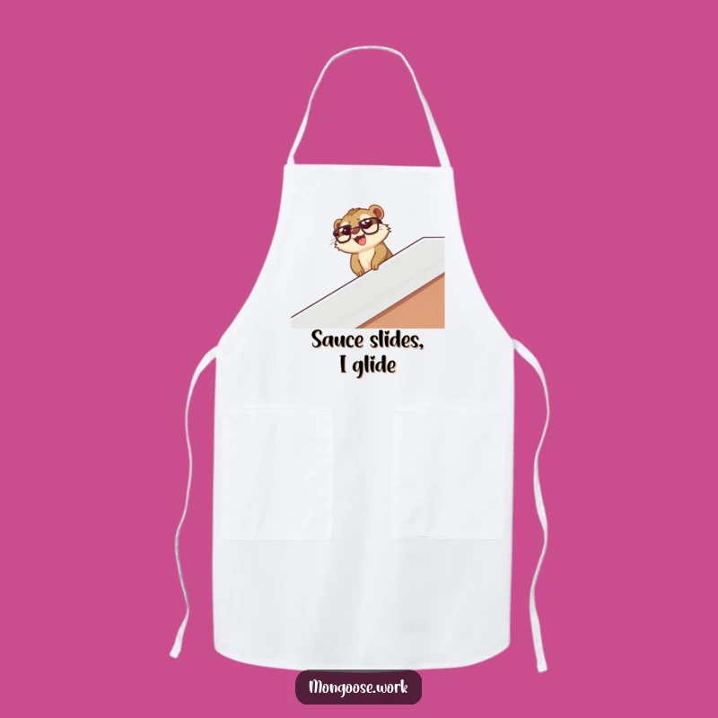 Funny Mongoose Chef Apron: Joyful Kitchen Fun, Perfect Funny Gift