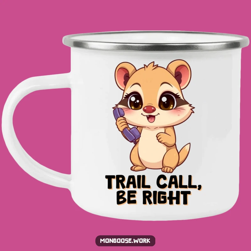 Funny Mongoose Camping Mug: Stay Fueled and Focused on Adventures!