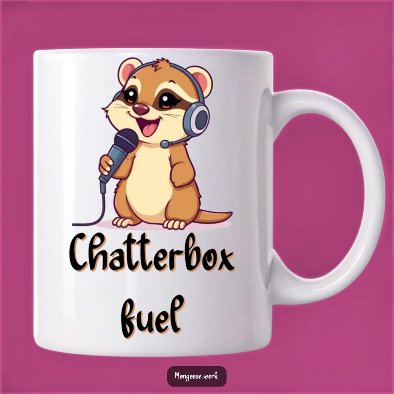 Funny Mongoose Gamer Mug: Hilarious Chatty Communicator Gift