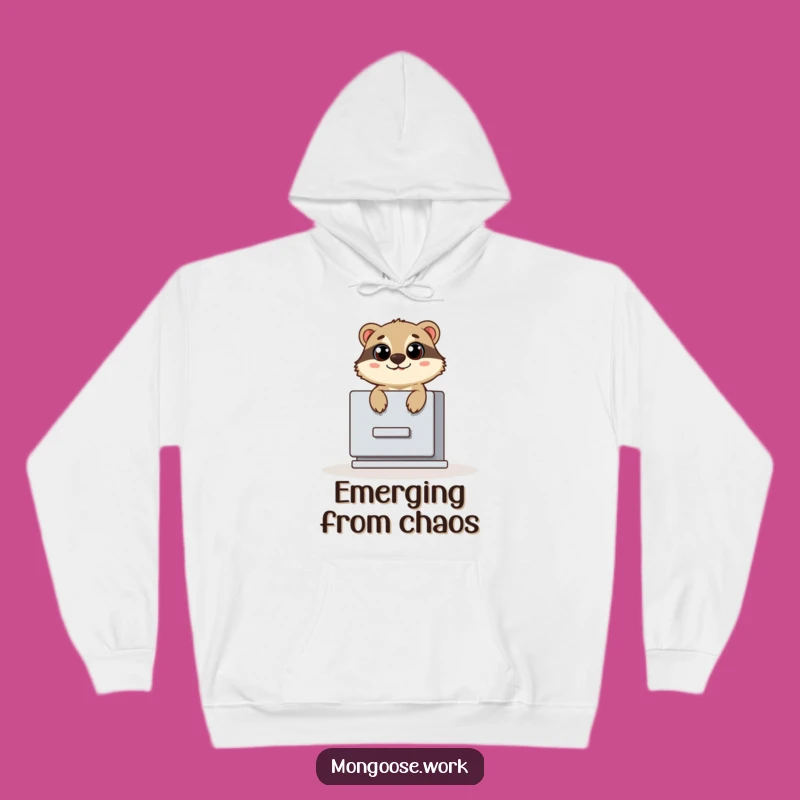 Funny Filing Cabinet Mongoose Hoodie: Cozy Mongoose's Shock, A Warm Funny Gift