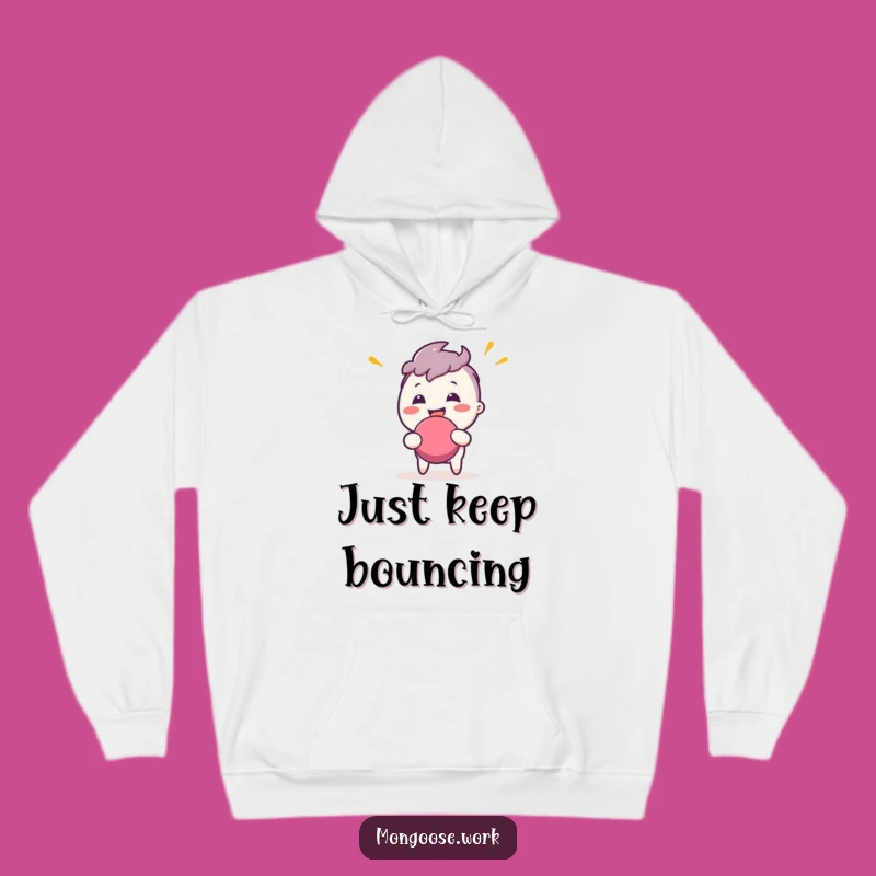 Funny Stress Ball Hoodie: Cozy Character Sweatshirt, Perfect for Relaxed Fun