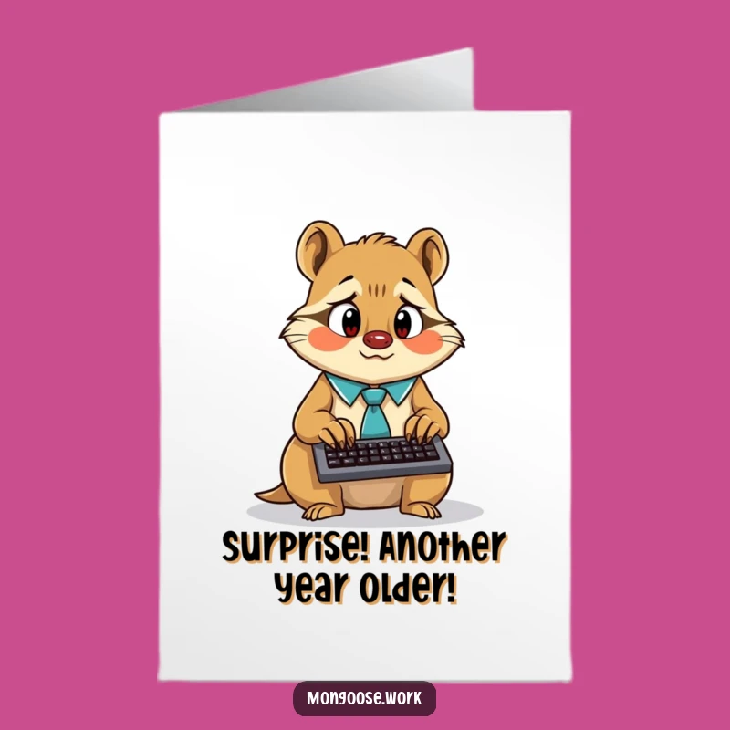 Mongoose Mania Birthday Card: Free Printable Downloadable Fun