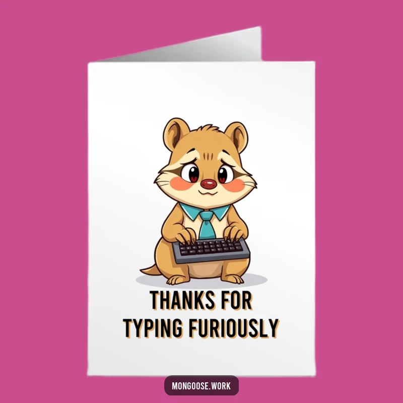 Mongoose's Mad Thanks: Free Printable Card & Downloadable Gift