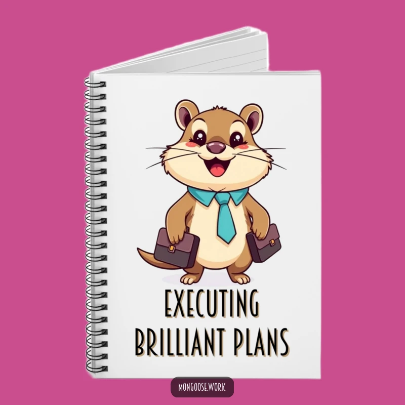 Funny Mongoose Business Notebook, Journal for Work Ideas
