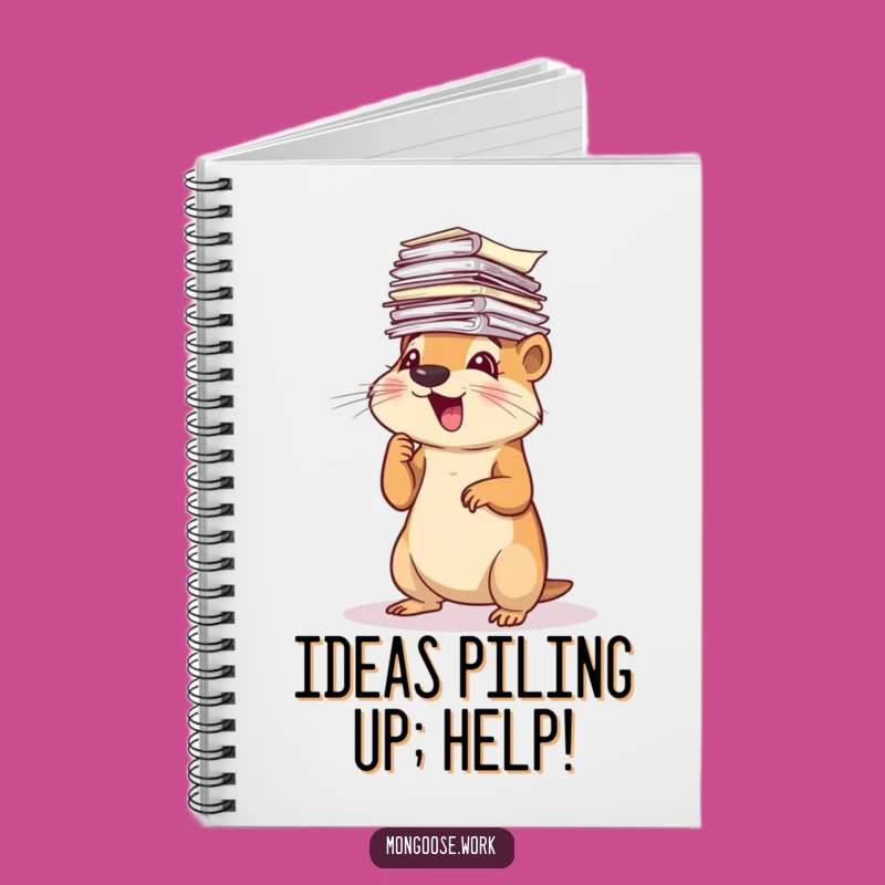 Funny Mongoose Task Master Notebook: Hilarious Journal Gift