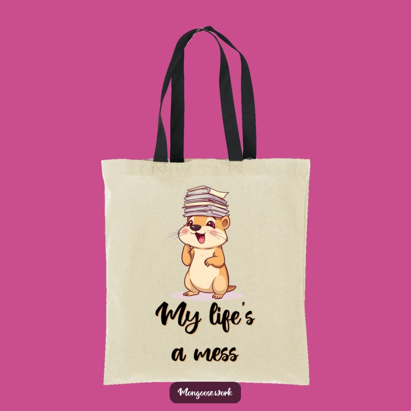 Funny Mongoose Paper Master Tote Bag: Hilarious Carry-All Gift